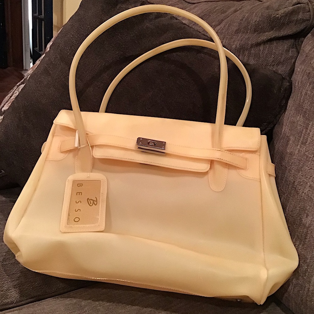 Unique Yellow Besso Jelly Bag